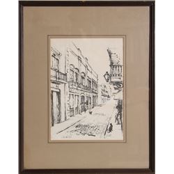 D.W. Goody, Calle del Cristo, Offset Lithograph