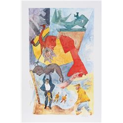 Chaim Gross, Summer Fancy, Lithograph