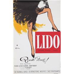 Rene Gruau, Lido, Quelle Nuit!, Lithograph Poster