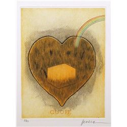 Miguel Herrera, Cuore from Instructions, Aquatint Etching