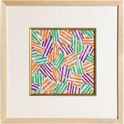 Jasper Johns, Crosshatch (ULAE S.13), Screenprint