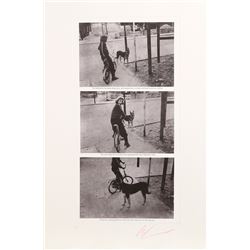 Les Levine, The Difference Between.. (Girl and Dog), Photo-Etching