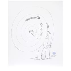Saul Steinberg, Preferendum 70, Lithograph