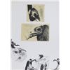 Image 1 : Murray Zimiles, Vulture from 10/10 Printmakers Portfolio, Lithograph