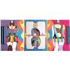 Image 1 : Richard Lindner, Fatal Stop, Triptych of Screenprints on Canvas