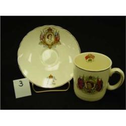 Coronation Cup & Saucer - Alfred Meakin