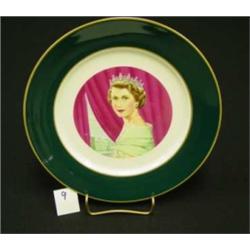 Coronation Plate QUEEN ELIZABETH 1953