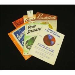 Lot of 6 - 1940's BASKETBALL Play Books