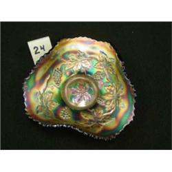 Grape AMETHYST CARNIVAL Glass Bowl