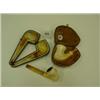 Image 1 : 3 MEERSCHAUM Pipes - 2 w/Cases