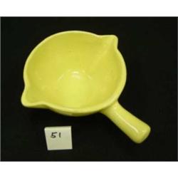 BYBEE Pottery Sauceboat - Yellow