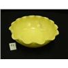 Image 1 : BYBEE Pottery Ruffle Edge Bowl - Yellow