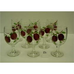Franciscan APPLE Glass Stemware - 8