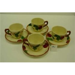 Vintage Franciscan APPLE Cups/Saucers