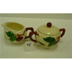 Vintage Franciscan APPLE Sugar/Creamer