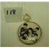 Image 1 : BEATLES Button/Pendant B & W Photo