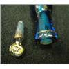 Image 3 : Blue Glass Perfume Flask w/Orig Stopper