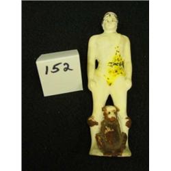 TARZAN & APE Figurine - Painted Bisque