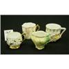Image 1 : Four Miniature Cups w/Gold Trim SILESIA