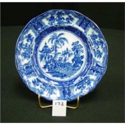 Flow Blue Adams "KYBER" Plate - 9"