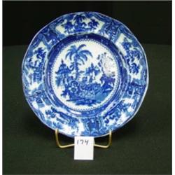Flow Blue Adams "KYBER" Plate - 9"