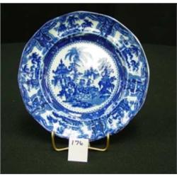 Flow Blue Adams "KYBER" Plate - 9"