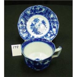 Flow Blue Adams KYBER Cup/Saucer