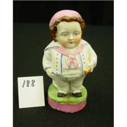 Bisque Turn of Century MATCH HOLDER