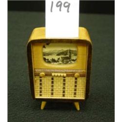 1940's Wood Doll House TV Ger. Occ USSR