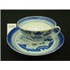 Image 1 : Chinese Export CANTON Tea Cup & Saucer