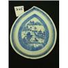 Image 1 : Chinese Export CANTON Leaf Dish w/Spout