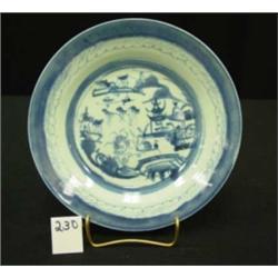 1820's Chinese Export CANTON Deep Plate