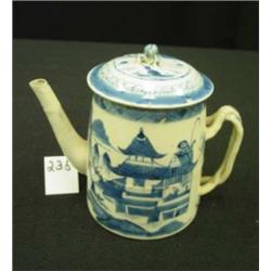Chinese Export CANTON Teapot/Tea Pot