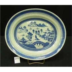 Chinese Export CANTON Oval Platter