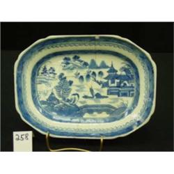 Chinese Export CANTON Octagonal Platter