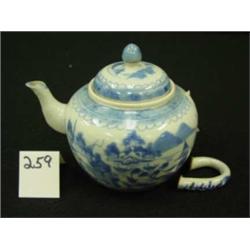 Chinese Export CANTON Teapot/Tea Pot