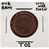 Image 1 : Our Army Civil War Token $15-25