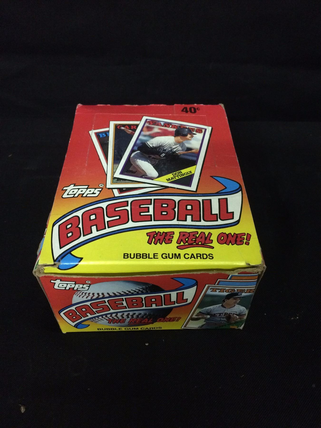 TOPPS BASEBALL "THE REAL ONE" BUBBLE GUM CARDS (DON MATTINGLY)