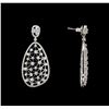 Image 2 : 14KT White Gold 2.29 ctw Diamond Earrings