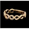 Image 1 : 0.07 ctw Diamond Ring - 14KT Rose Gold