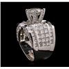 Image 5 : 18KT White Gold 12.74 ctw Diamond Ring