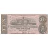 Image 1 : 1862 $10 The Confederate States of America Note T-52 CC