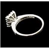 Image 3 : 0.50 ctw Diamond Ring - 14KT White Gold