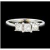 Image 2 : 1.00 ctw Diamond Ring - 14KT White Gold