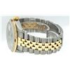 Image 4 : Rolex Mens 2T Yellow Gold & SS Slate Grey Diamond And Ruby Datejust Wristwatch