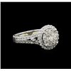 Image 1 : 1.20 ctw Diamond Ring - 14KT White Gold