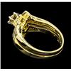 Image 3 : 1.56 ctw Diamond Wedding Ring and Band - 14KT Yellow Gold