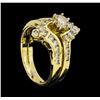 Image 4 : 1.56 ctw Diamond Wedding Ring and Band - 14KT Yellow Gold