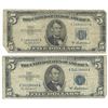 Image 1 : 1953 $5 Silver Certificate Currency Lot of 2