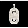 Image 1 : 1.36 ctw Diamond Pendant - 18KT White Gold